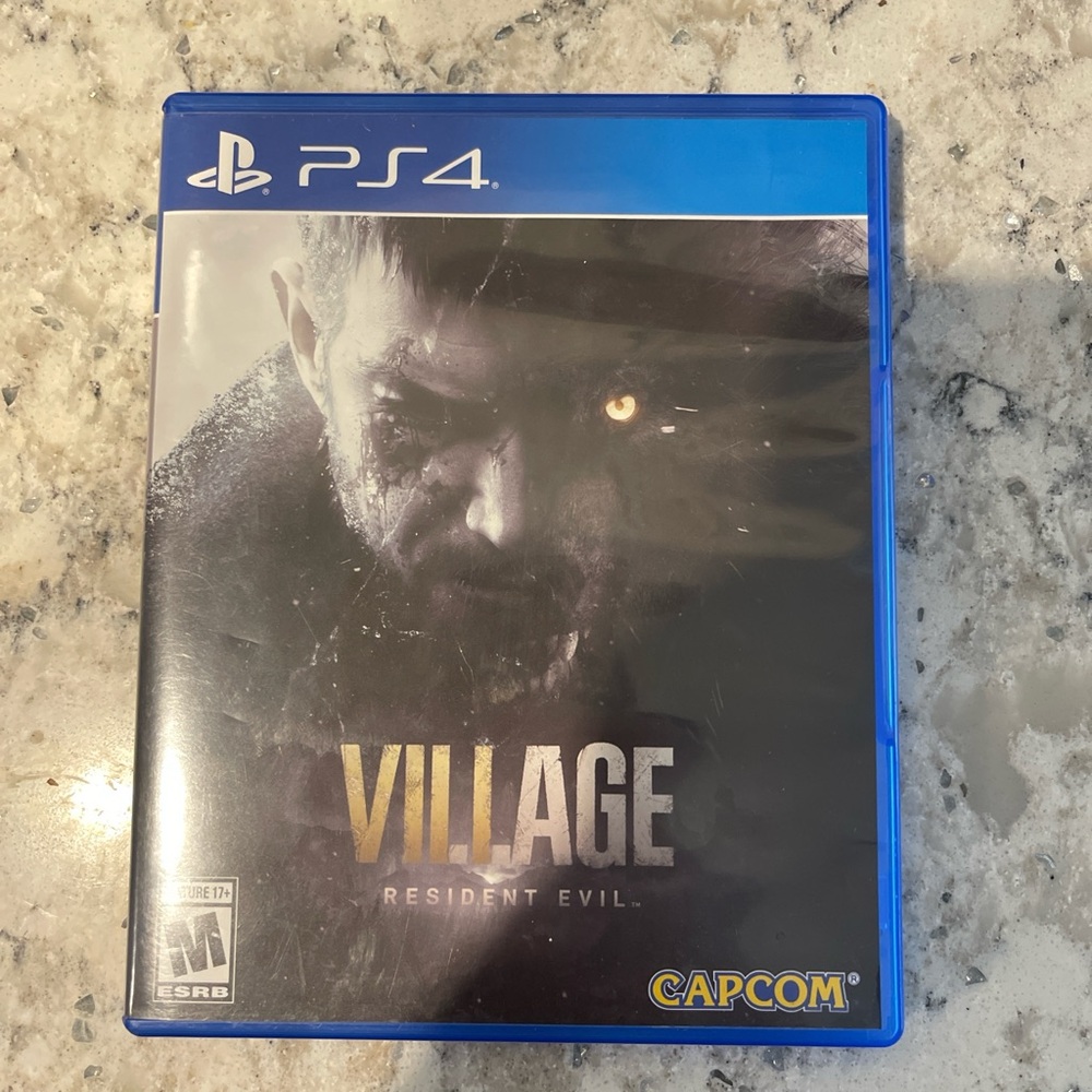 Resident Evil Village for PS4 - Blue Case